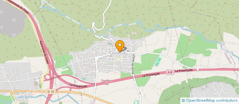 localisation de l'entreprise MADAME CHRISTINE CASTIGLIONE  COUDOUX