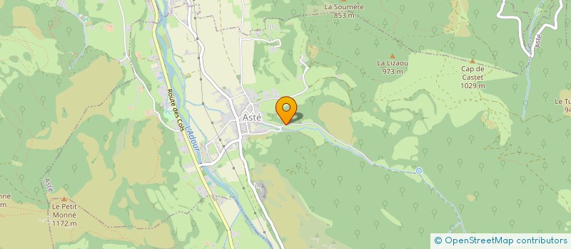 localisation de l'entreprise MADAME CHRISTINE CASTILLON  ASTE