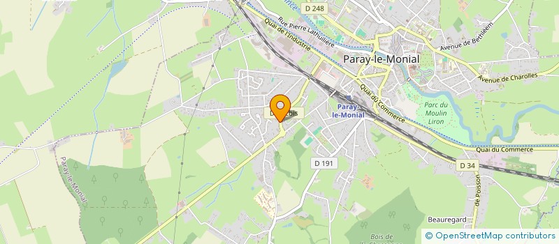 localisation de l'entreprise MADAME CHRISTINE CATTOIR  PARAY-LE-MONIAL