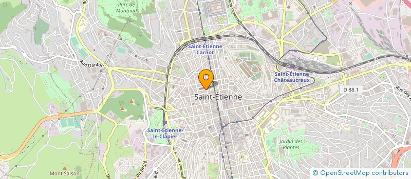 localisation de l'entreprise MADAME CHRISTINE CAUET à SAINT-ETIENNE