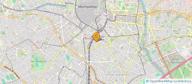 localisation de l'entreprise MADAME CHRISTINE CAVAILLE à MONTPELLIER