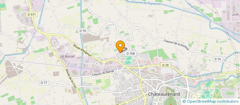 localisation de l'entreprise MADAME CHRISTINE CAVALIER à CHATEAURENARD