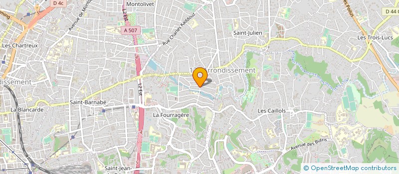 localisation de l'entreprise MADAME CHRISTINE CAVALIERE à MARSEILLE