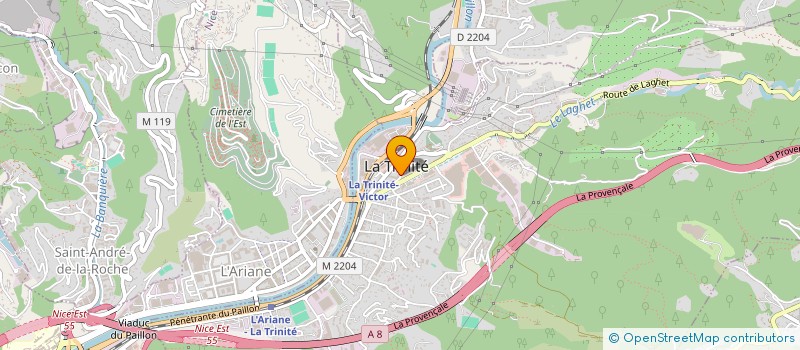 localisation de l'entreprise MADAME CHRISTINE CECILE MARTINEZ à LA TRINITE