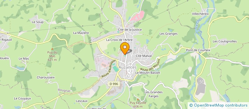 localisation de l'entreprise MADAME CHRISTINE CELY-SOULIER à AURILLAC