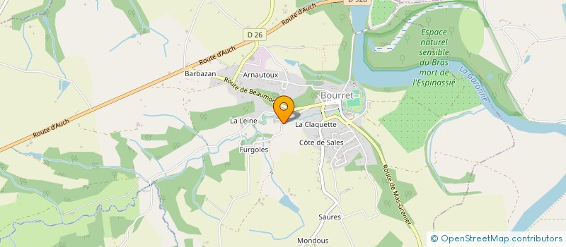 localisation de l'entreprise MADAME CHRISTINE CESCHIN à BOURRET