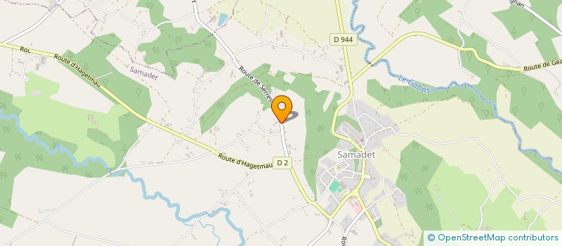 localisation de l'entreprise MADAME CHRISTINE CHABANNE  MONGUILHEM