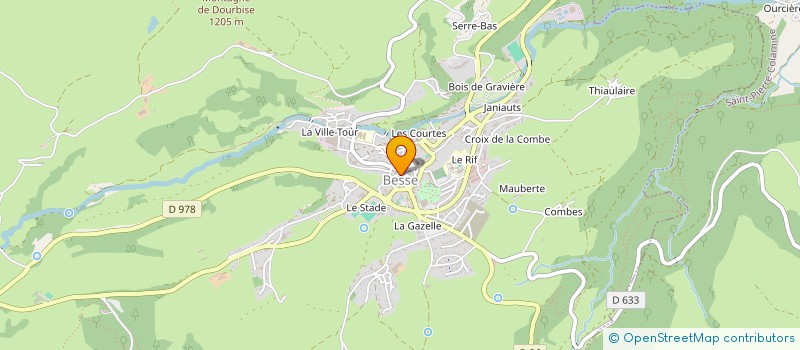 localisation de l'entreprise MADAME CHRISTINE CHABAUD à BESSE-ET-SAINT-ANASTAISE