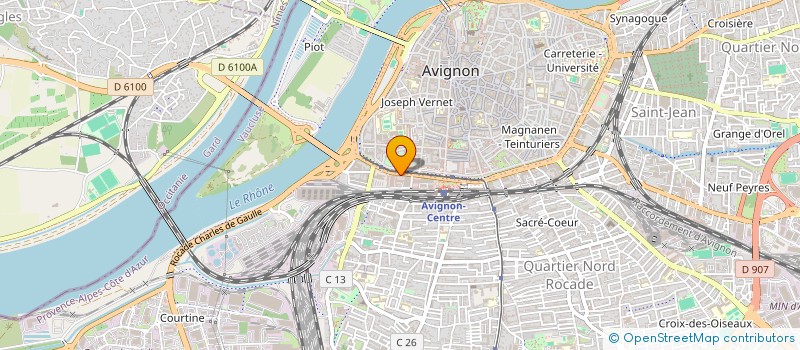 localisation de l'entreprise MADAME CHRISTINE CHABERT  AVIGNON