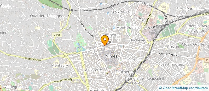 localisation de l'entreprise MADAME CHRISTINE CHABREDIER à NIMES