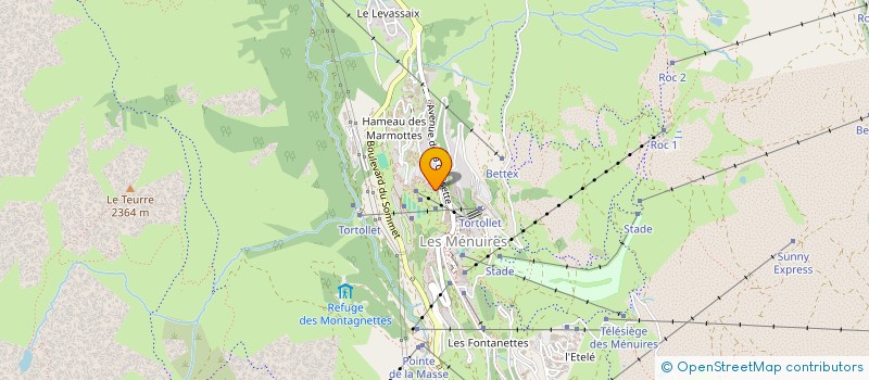 localisation de l'entreprise MADAME CHRISTINE CHABROL  LES BELLEVILLE