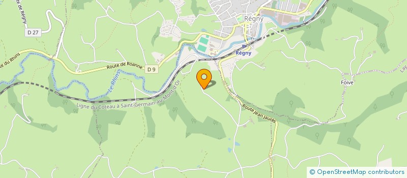 localisation de l'entreprise MADAME CHRISTINE CHABRY  SAINT-SYMPHORIEN-DE-LAY