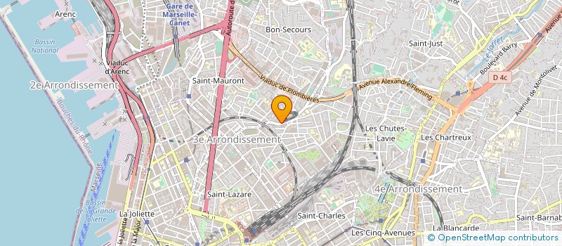 localisation de l'entreprise MADAME CHRISTINE CHAHIKIAN à MARSEILLE