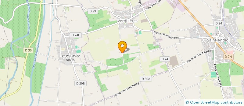 localisation de l'entreprise MADAME CHRISTINE CHAINE  VERQUIERES