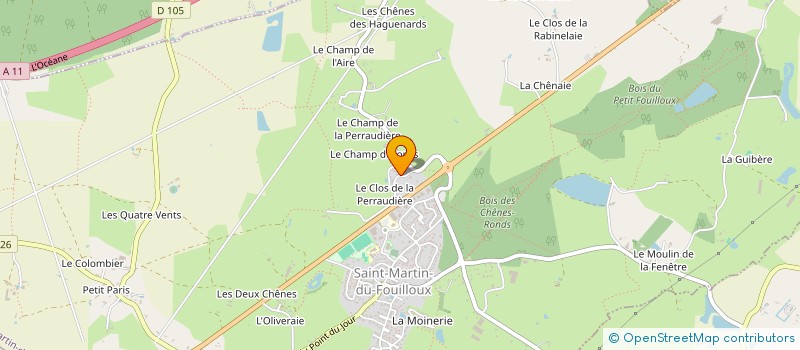 localisation de l'entreprise MADAME CHRISTINE CHALUMEAU à SAINT-MARTIN-DU-FOUILLOUX