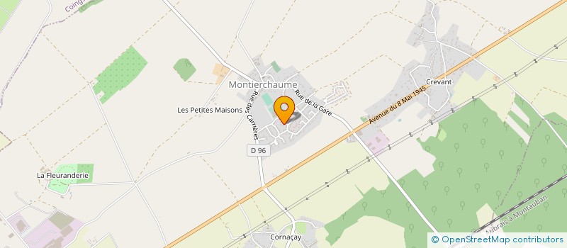 localisation de l'entreprise MADAME CHRISTINE CHAMBORD à MONTIERCHAUME