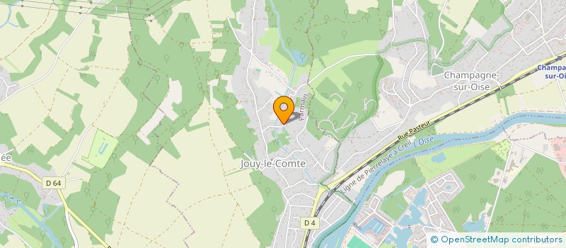 localisation de l'entreprise MADAME CHRISTINE CHARBONNIER  L'ISLE-ADAM