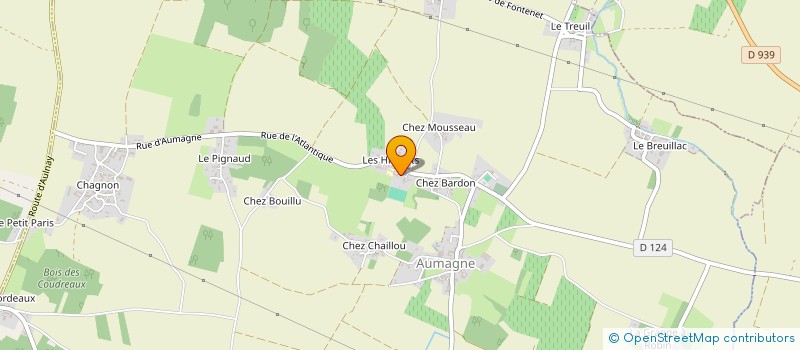 localisation de l'entreprise MADAME CHRISTINE CHARBONNIER  SAINT-HILAIRE-DE-VILLEFRANCHE