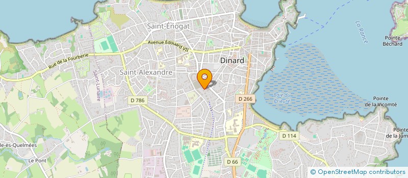 localisation de l'entreprise MADAME CHRISTINE CHARLOT  DINARD