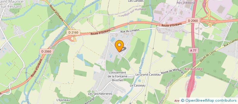 localisation de l'entreprise MADAME CHRISTINE CHARRET à CHEVILLON-SUR-HUILLARD