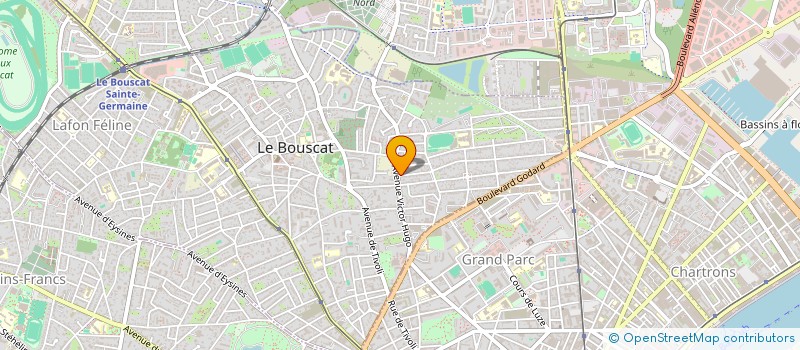 localisation de l'entreprise MADAME CHRISTINE CHARRIAUT  LE BOUSCAT