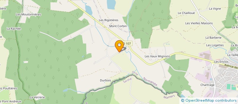 localisation de l'entreprise MADAME CHRISTINE CHARRON à VAL-AU-PERCHE