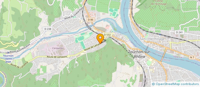 localisation de l'entreprise MADAME CHRISTINE CHASSARD à TOURNON-SUR-RHONE