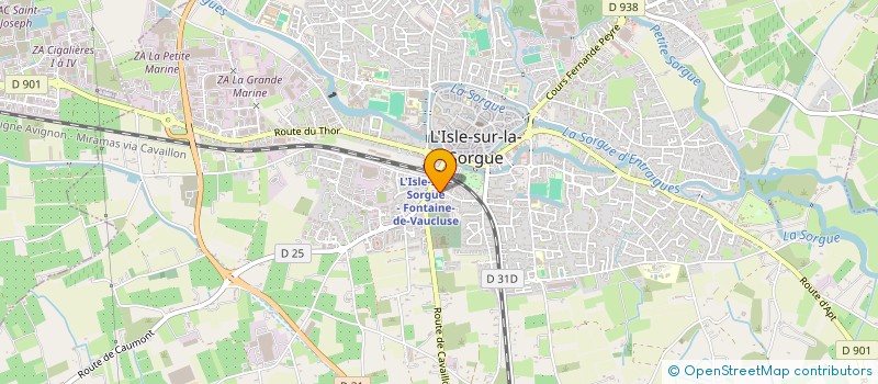 localisation de l'entreprise MADAME CHRISTINE CHAUMEIL à L'ISLE-SUR-LA-SORGUE