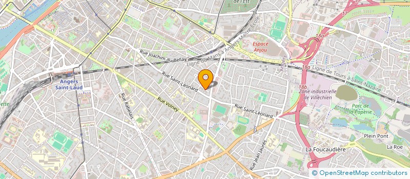 localisation de l'entreprise MADAME CHRISTINE CHAUVIN  ANGERS