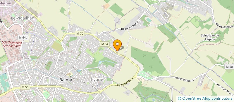 localisation de l'entreprise MADAME CHRISTINE CHAUVRY  BALMA