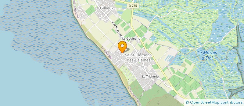 localisation de l'entreprise MADAME CHRISTINE CHAVATTE  SAINT-CLEMENT-DES-BALEINES