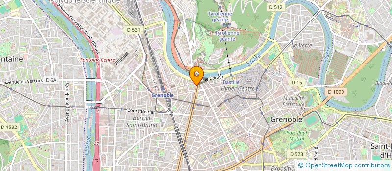 localisation de l'entreprise MADAME CHRISTINE CHEA à GRENOBLE