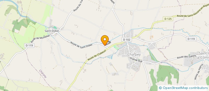 localisation de l'entreprise MADAME CHRISTINE CHEHIRE  CHARPEY