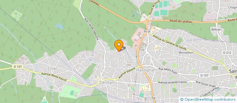 localisation de l'entreprise MADAME CHRISTINE CHEMIN  SAINT-MEDARD-EN-JALLES