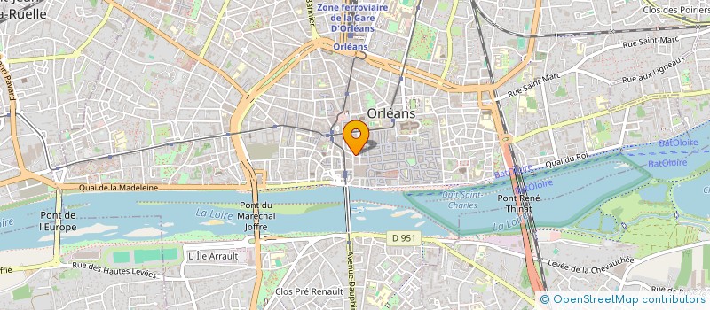 localisation de l'entreprise MADAME CHRISTINE CHEREAU à ORLEANS
