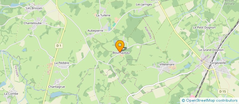 localisation de l'entreprise MADAME CHRISTINE CHEVALIER  AZERABLES