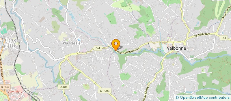 localisation de l'entreprise MADAME CHRISTINE CHIAPELLO  CHATEAUNEUF-GRASSE