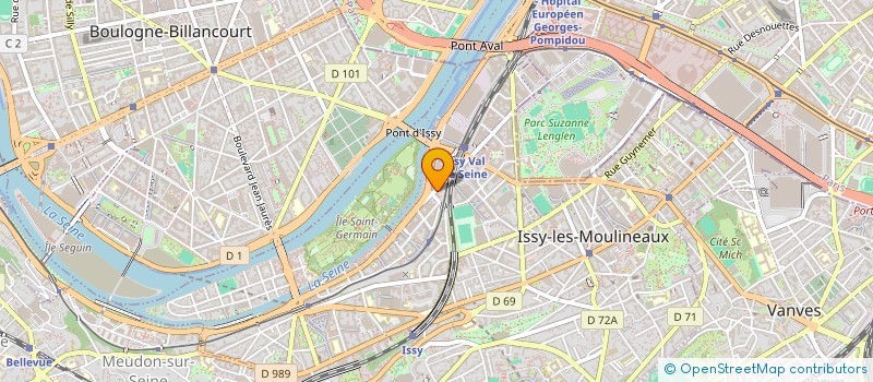 localisation de l'entreprise MADAME CHRISTINE CHIRAQUIAN à ISSY-LES-MOULINEAUX