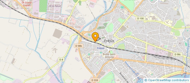 localisation de l'entreprise MADAME CHRISTINE CHOUBAT à FREJUS