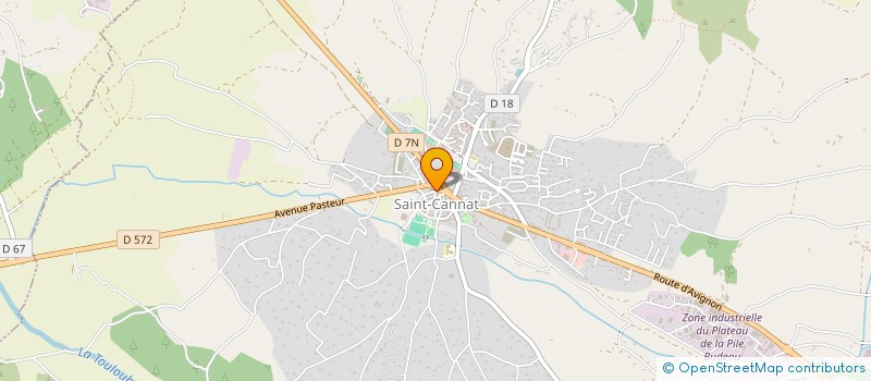 localisation de l'entreprise MADAME CHRISTINE CHOURY DE LAVIGERIE  SAINT-CANNAT