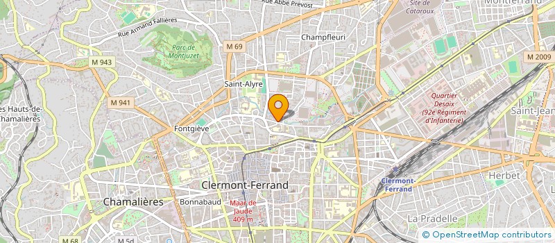 localisation de l'entreprise MADAME CHRISTINE CIBULSKY  CLERMONT-FERRAND