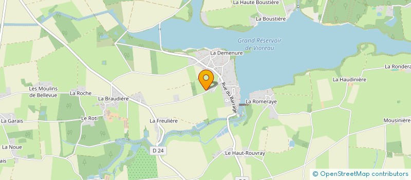 localisation de l'entreprise MADAME CHRISTINE CIVET  TRANS-SUR-ERDRE