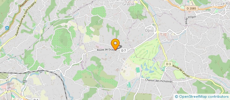 localisation de l'entreprise MADAME CHRISTINE CLERET  CHATEAUNEUF-GRASSE