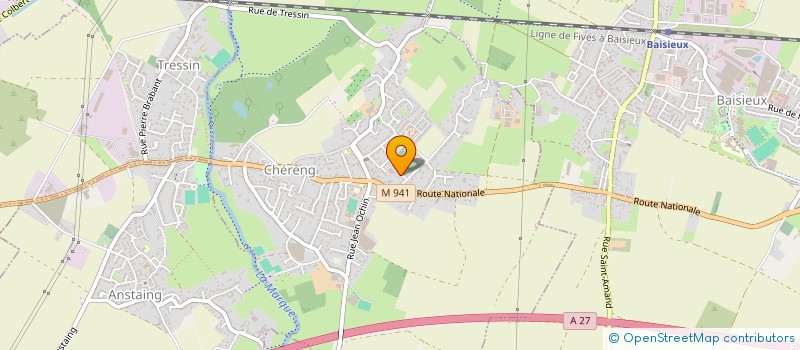 localisation de l'entreprise MADAME CHRISTINE CLERMONT  ANSTAING