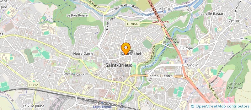 localisation de l'entreprise MADAME CHRISTINE COCAR à SAINT-BRIEUC