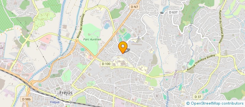 localisation de l'entreprise MADAME CHRISTINE COCHON à FREJUS