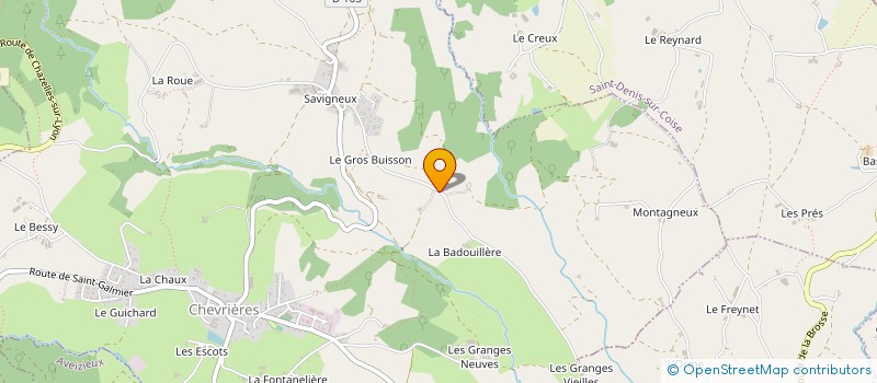 localisation de l'entreprise MADAME CHRISTINE COGNET à CHEVRIERES