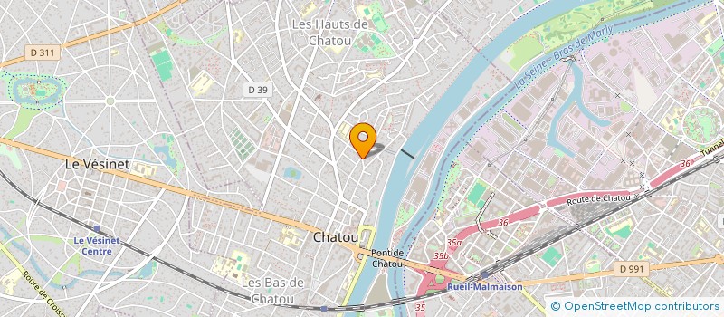 localisation de l'entreprise MADAME CHRISTINE COILLOT  CHATOU