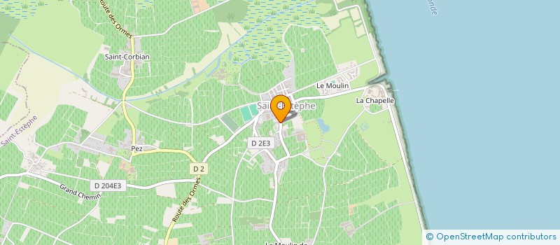 localisation de l'entreprise MADAME CHRISTINE COLAS  SAINT-ESTEPHE