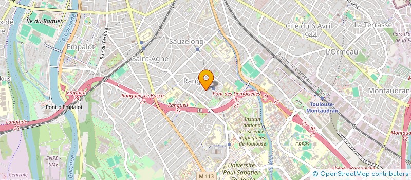 localisation de l'entreprise MADAME CHRISTINE COLLIN à TOULOUSE